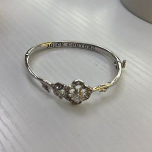 Juicy Couture Silver Rose Bracelet